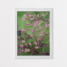 Van gogh   almond blossom green a