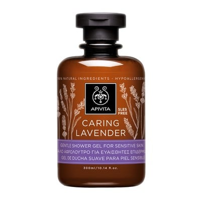 Apivita Caring Lavender Αφρόλουτρο για Ευαίσθητες 