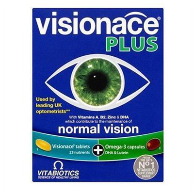 Vitabiotics Visionace Plus 28tabs + 28tabs Λουτεϊν