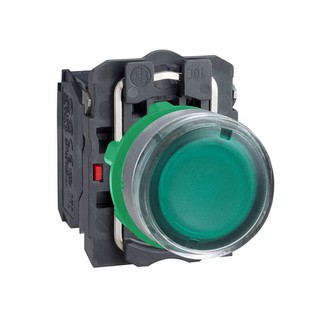 Illuminated Button Green With Grey Harmony XB5AW33