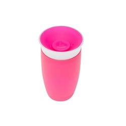 Munchkin Miracle 360° Sippy Cup Εκπαιδευτικό Κύπελλο Ροζ 296ml 