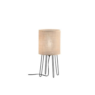 Table Lamp with Fabric Shade E27 Beige Senso 42164