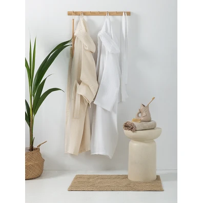 Μπουρνούζι Bath Collection Mous White x-Large