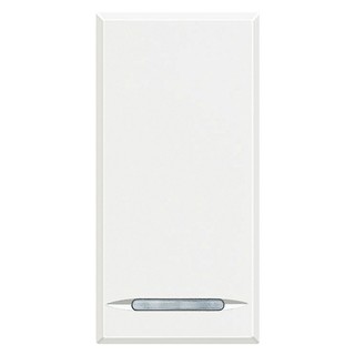 Axolute Switch A/R 1 Gang Recessed White HD4053A
