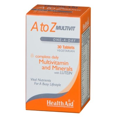 Health Aid A To Z Multivit Πολυβιταμίνες Με Μέταλλ