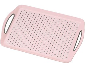 Kesper Δίσκος Αντιολισθητικός Ροζ 45,5x32x4,5cm Πλαστικό Υψηλής Ποιότητας