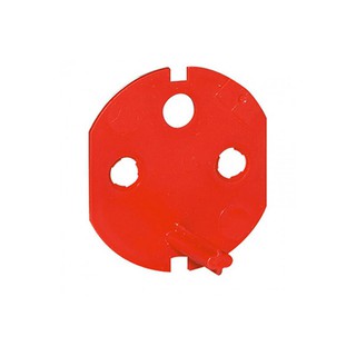 Mosaic 2P+E socket accessory for UPS Use Red 05029