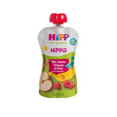 Hipp Hippis Φρουτοπολτός Μήλο, Μπανάνα,Βατόμουρα &