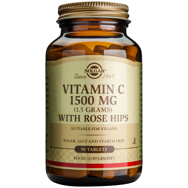 Vitamin C with Rose Hips 1500mg tablets