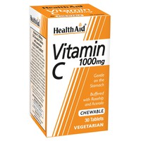 Health Aid Vitamin C Chewable 1000mg 30 Ταμπλέτες 