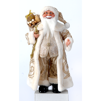 Christmas Decorative - Santa Claus ivory
