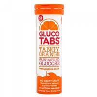 Glucotabs Tangy Orange Fast-Acting Glucose 10 Ταμπ