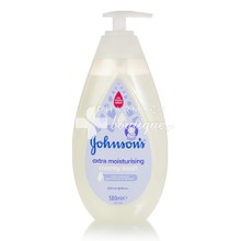 Johnson's Baby Extra Moisturising Creamy Wash - Καθαρισμός Βρεφικής Επιδερμίδας, 500ml