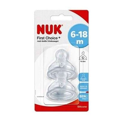 Nuk First Choice+ Θηλή Σιλικόνης Κατά Των Κολικών 