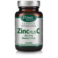 POWER HEALTH PLATINUM RANGE ZINC PLUS C 30TABL