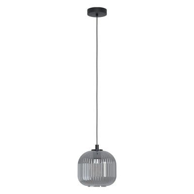 Pendant Light Mantunalle Black With Transparent Bl