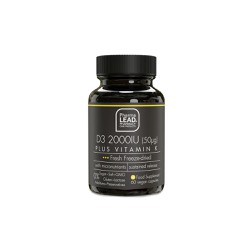 Pharmalead Black Range D3 2000IU Plus Vitamin K Συμπλήρωμα Διατροφής Για Την Ενίσχυση Του Ανοσοποιητικού 60 φυτικές κάψουλες