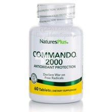 Natures Plus Commando 2000 - Αντιοξειδωτικό, 60 tabs