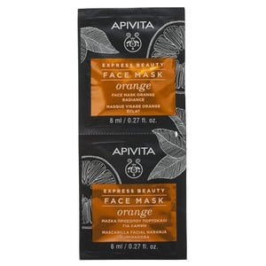 APIVITA Express beauty μάσκα για λάμψη με πορτοκάλ