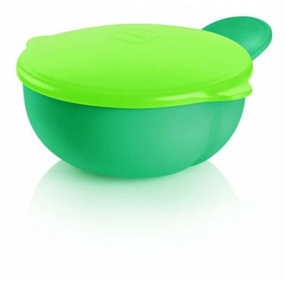 MAM Feeding Bowl Μπολ Με Καπάκι Πράσινο 6m+ Σε Διάφορα Χρώματα