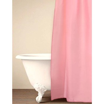 Κουρτίνα Μπάνιου με Κρίκους (180x200) Simple Pink Palamaiki
