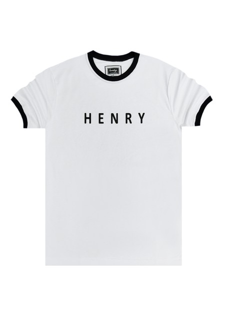 HENRY CLOTHING WHITE TEE 3D LOGO