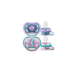 Philips Avent Ultra Air Silicone Pacifier 6-18 Months 2 pieces