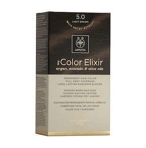 Apivita My Color Elixir Μόνιμη Βαφή Μαλλιών Νο 5.0