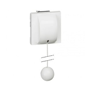 Mosaic Push Button Pull-Cord Recessed White 77044