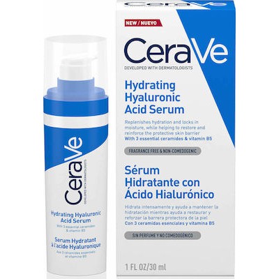 CERAVE Hydrating Hyaluronic Acid Serum Oρός Eνυδάτωσης Με Yαλουρονικό Oξύ & Ceramides 30ml