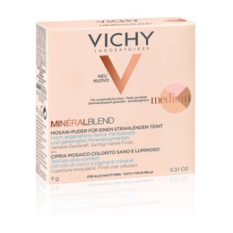 Vichy Mineralblend Healthy Glow Tri-Colour Powder Medium, Τρίχρωμη Πούδρα για Φυσική Λάμψη 9gr