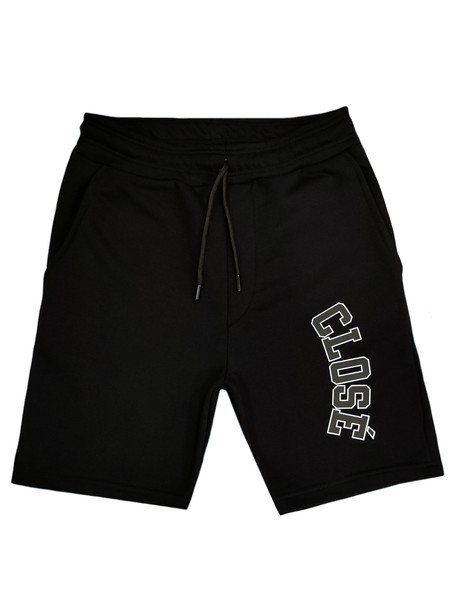 Clvse society black jersey logo shorts
