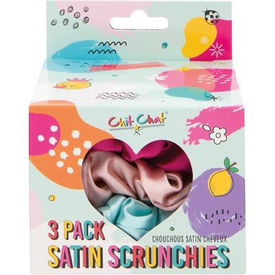 CHIT CHAT Hair Scrunchies Σε Διάφορα Χρώματα 3 Τεμάχια