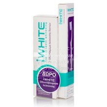 iWhite Σετ Instant Teeth Whitening Toothpaste, 75ml (Οδοντόπαστα Λεύκανσης) & Δώρο Whitening Toothbrush, 1τμχ. (Οδοντόβουρτσα Λεύκανσης)