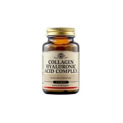 Solgar Hyaluronic Acid Complex 120mg Συμπλήρωμα Διατροφής Με Κολλαγόνο & Υαλουρονικό Οξύ Για Λαμπερό Δέρμα & Υγιείς Αρθρώσεις 30 ταμπλέτες