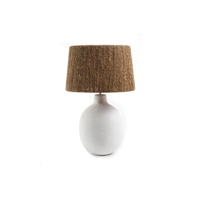 Επιτραπέζιο Φωτιστικό Fajra Seagrass White Beige (