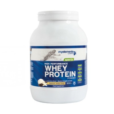 IsoPlus - MyElements Sports High Performance Whey Protein Powder με Γεύση Βανίλια - 900gr