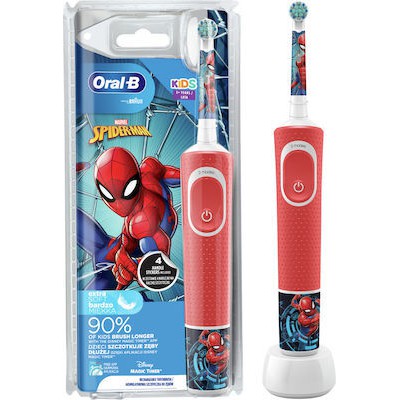 ORAL B  Ηλεκτρική Οδοντόβουρτσα Spiderman 3+ Years Extra Soft