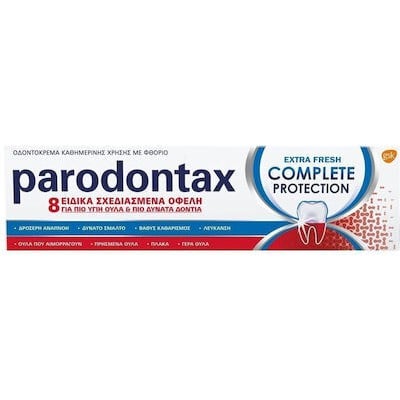 PARODONTAX Complete Protection Extra Fresh Οδοντόκρεμα Για Ούλα Που Αιμορραγούν 75ml