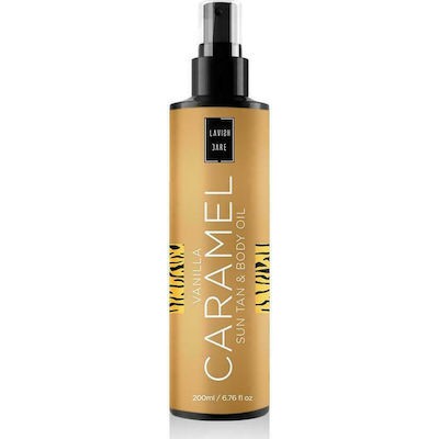 LAVISH CARE Vanilla Caramel Sun Tan & Body Oil Λάδι Σώματος Για Έντονο Μαύρισμα Με Βανίλια & Καραμέλα 200ml