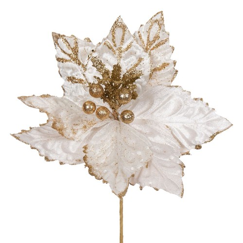 Lule Krishtlindje Dekorative Gold Me Xixa 26 Cm