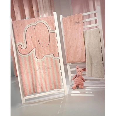 Κουβέρτα Bebe Ultrasoft Africa Pinky 110x140 Saint