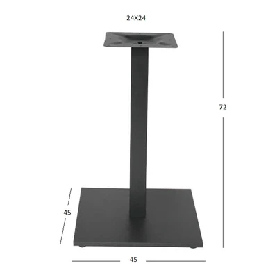 Flat Promo 45χ45χ72εκ. Βαση Μεταλλικη με Ρεγ/ρους