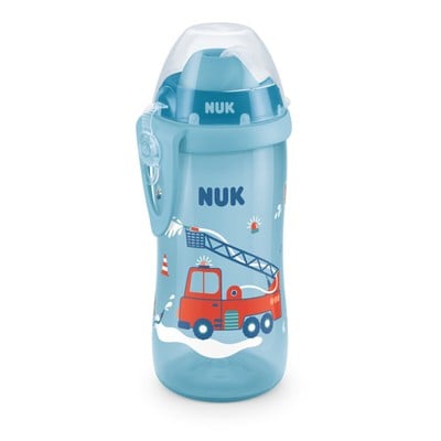 NUK First Choice Flexi Cup Παγουράκι Με Καλαμάκι Από 12 Μηνών, 300ml Σε Διάφορα Χρώματα