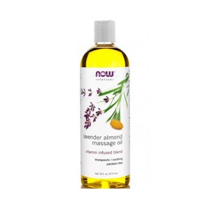 Now Foods Lavender-Almond Massage Oil, 473ml 