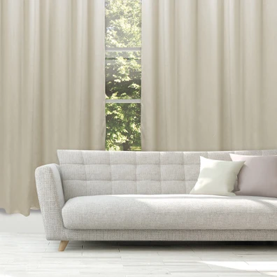 Das Home Κουρτινα με Κρικους 140χ270 2246 Ιβουαρ 1