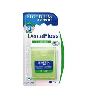 Elgydium Clinic Dental Floss Fluoride Cool Mint Oδ