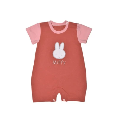 Miffy Des.17 Φορμάκι Καλοκαιρινό  ροζ Σκούρο με Κέ