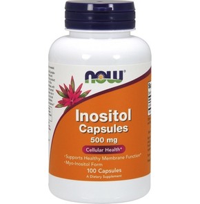 Now Inositol 500mg Συμπλήρωμα Ινοσιτόλης, 100vcaps