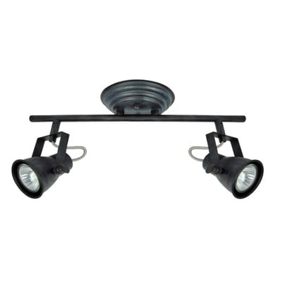 Spotlight Wall/Ceiling 2 Lights Antique Black Gu10